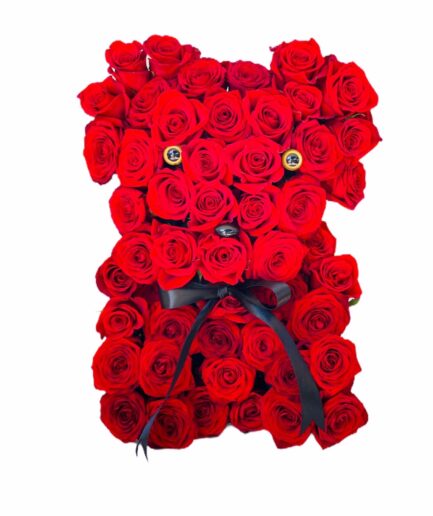 Luxury Roses Bear 100 Rosas Rojas