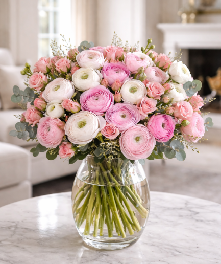 Dulce - Ranúnculos y Spray Roses