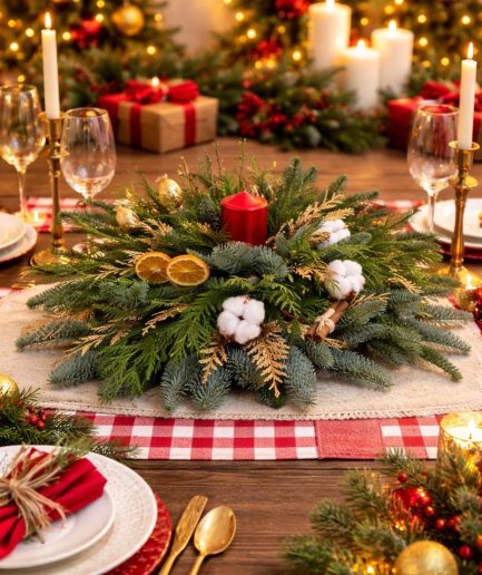 Celebration - Centro de Navidad - Rojo