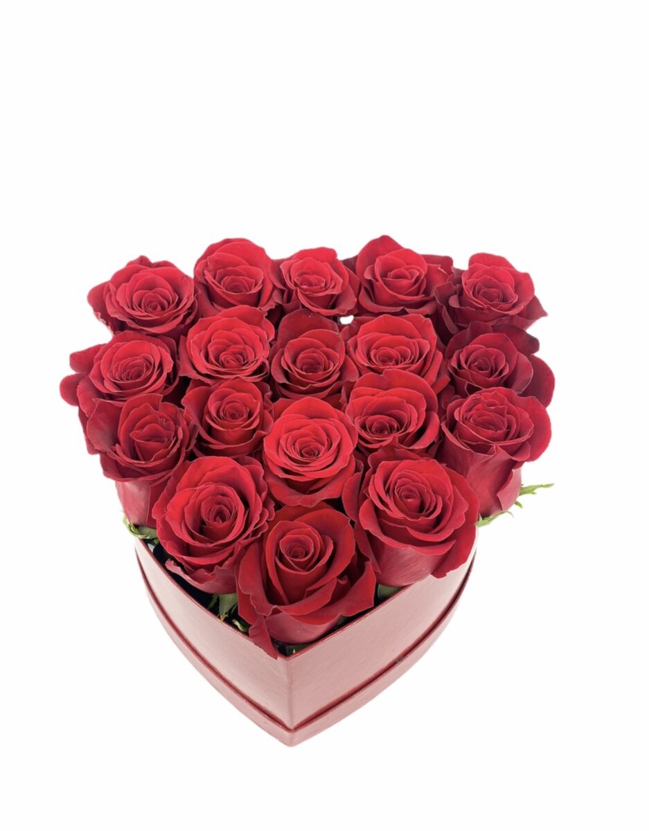 Piropo - Caja 18 Rosas rojas