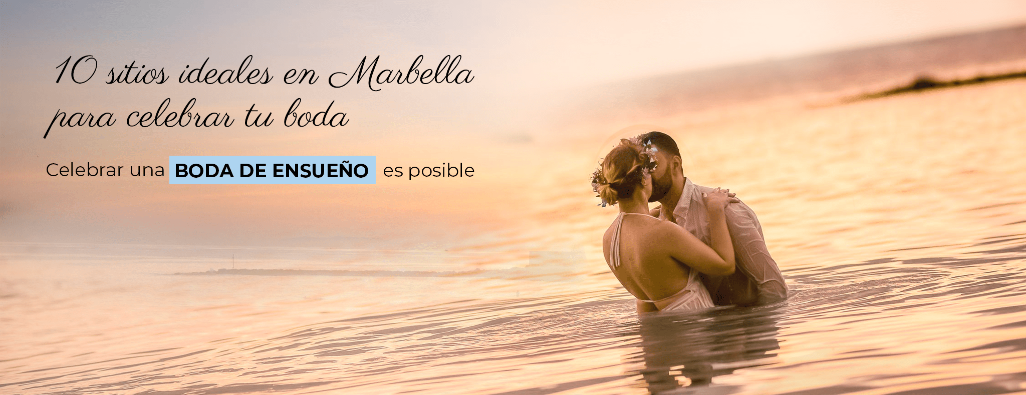 10 sitios ideales en Marbella para celebrar tu boda