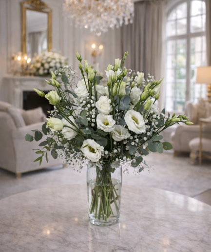 Winter - Ramo Lisianthus Blanco