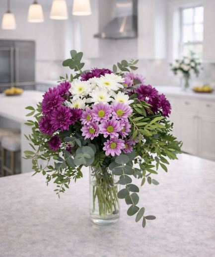 Ninfa - Ramo de Flores Rosadas Varias